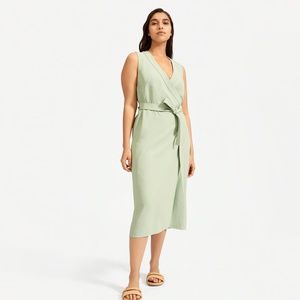 EVERLANE Japanese GoWeave Sleeveless Wrap Dress 00